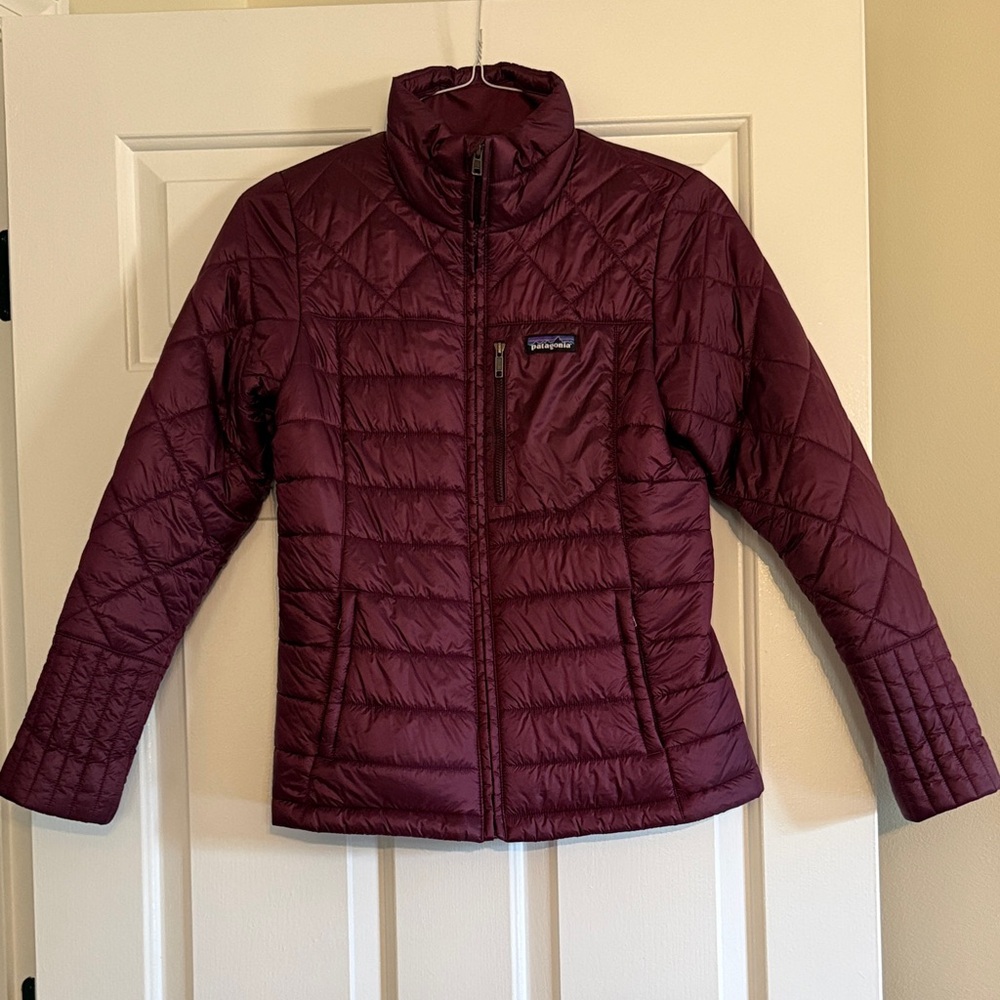 Patagonia Maroon Quilted Jacket
